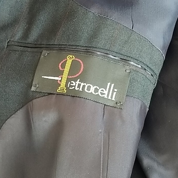 Petrocelli, Men's suit jacket Black, 44R - Picture 3 of 10